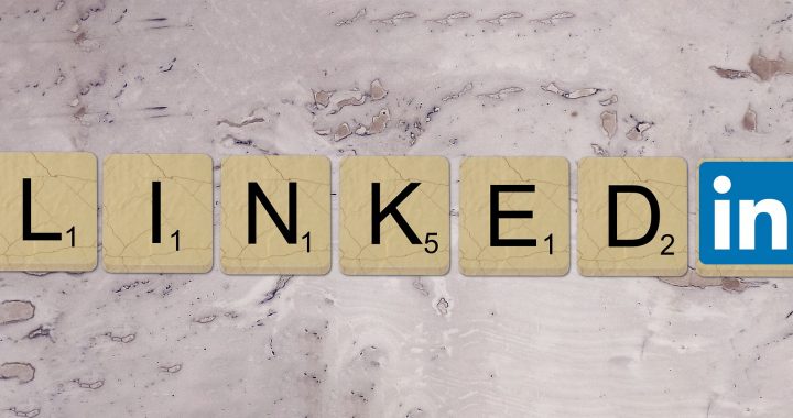 Scrabble tiles spelling out LinkedIn representing this blog on the relevance of LinkedIn for public servants